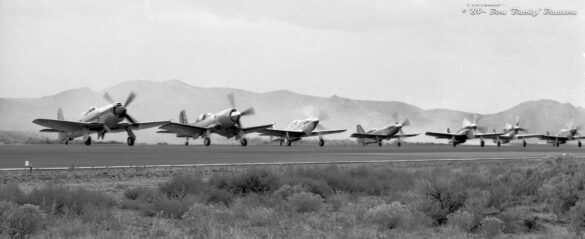 F4U Super Corsair Budweiser Light 1 Reno Air Races N31518 F4U Super Corsair Budweiser Light 1 N31518 racing at Reno Air Races at high speed