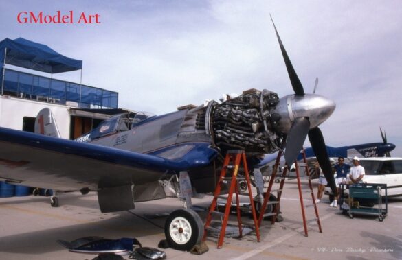 Pratt & Whitney R-4360 Wasp Major Radial Engine Pratt and Whitney R4360 Wasp Major 28 cylinder radial engine used in the Super Corsair
