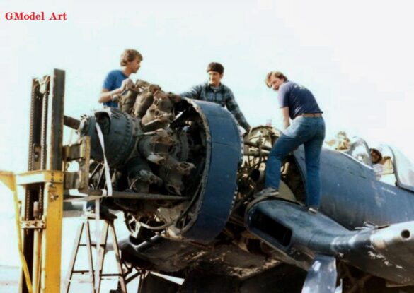 F4U Super Corsair Budweiser Light 1 Reno Air Races F4U Corsair Restoration and Racing Conversion Process