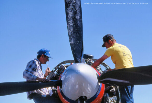 F4U Super Corsair Budweiser Light 1 Reno Air Races N31518 F4U Super Corsair Budweiser Light 1 N31518 racing at Reno Air Races at high speed