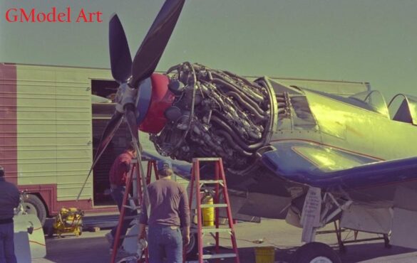 Pratt & Whitney R-4360 Wasp Major Radial Engine Pratt and Whitney R4360 Wasp Major 28 cylinder radial engine used in the Super Corsair