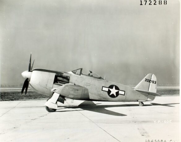 Curtiss XP-60E experimental fighter prototype