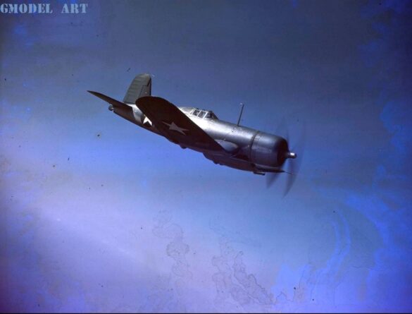 F4U-1 Birdcage Corsair Blue Gray Light Gray Camouflage Vought F4U-1 Birdcage Corsair early war Blue Gray Light Gray camouflage US Navy 1942