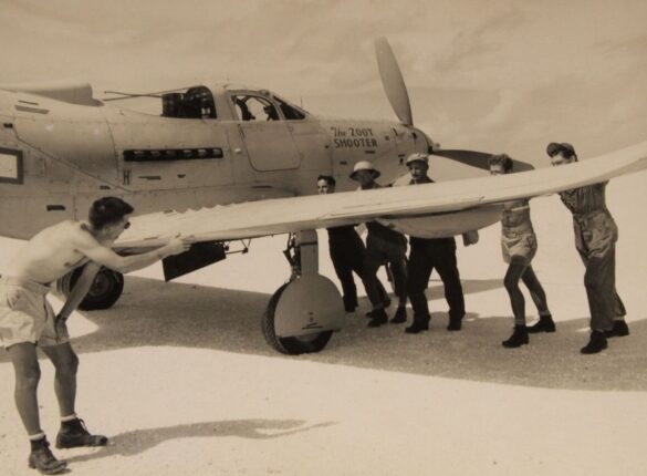 P-39Q-1 Airacobra of the 6th Fighter Squadron operating from Makin Island in 1943