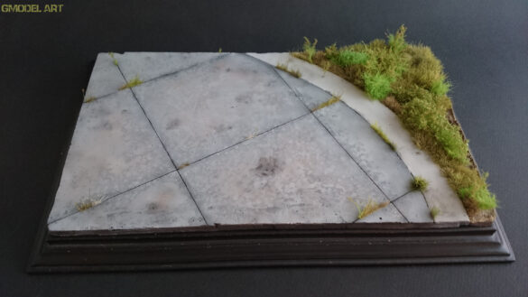 plaster of paris airbase diorama base