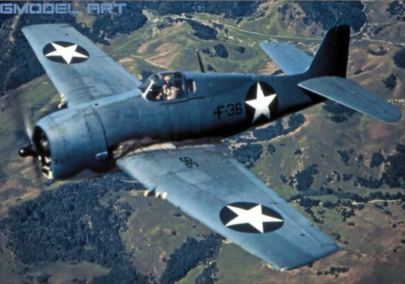 Grumman F6F-3 Hellcat Blue Gray Camouflage Early Scheme Grumman F6F-3 Hellcat early Blue Gray Light Gray camouflage US Navy 1943