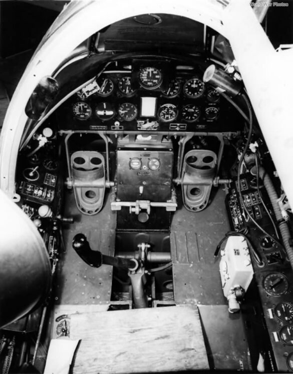XP 55 42 78845 cockpit July 6 1943