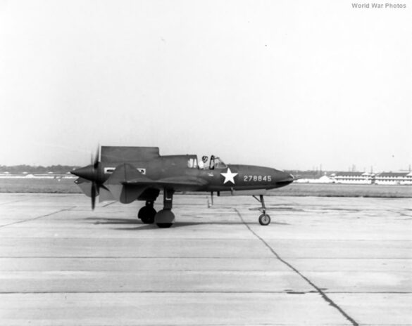 XP 55 42 78845 first taxi tests July 11 1943
