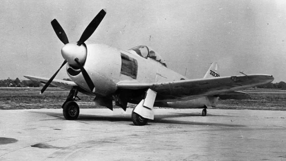 Curtiss XP-60E experimental fighter prototype