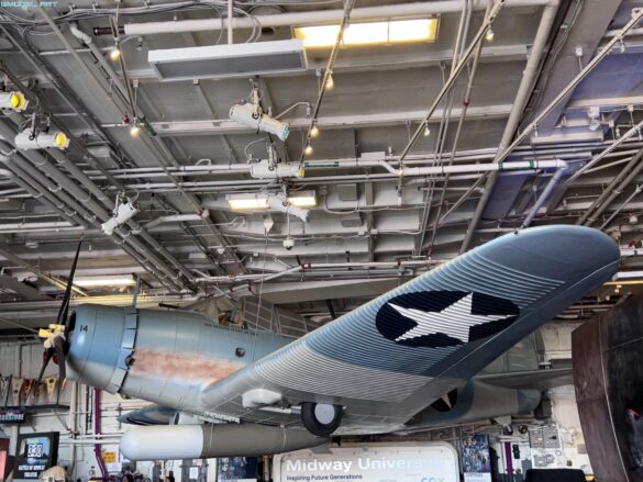 Douglas TBD Devastator Torpedo Bomber Blue Gray Camouflage Douglas TBD Devastator Blue Gray Light Gray camouflage Battle of Midway 1942