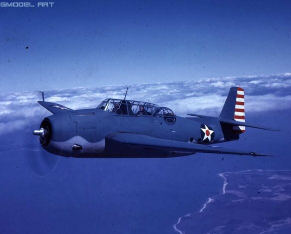 TBF Avenger Torpedo Bomber Blue Gray Light Gray Camouflage Grumman TBF Avenger torpedo bomber Blue Gray Light Gray camouflage Pacific 1942