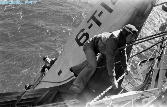 Curtiss SOC Seagull US Navy aircraft yellow wings scheme 1940 FS 13538