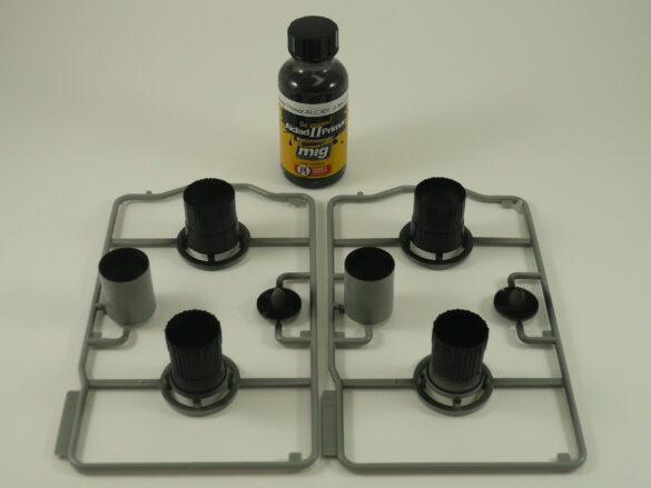 Sukhoi Su-33 scale model three tone blue camouflage painting