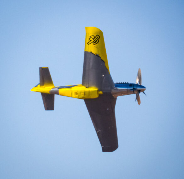 P-51XR Precious Metal Griffon Powered Mustang Reno Racer P-51XR Precious Metal racing Mustang with Rolls-Royce Griffon engine and contra-rotating propellers at Reno Air Races