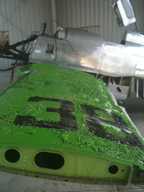 P-51XR Precious Metal Griffon Powered Mustang Reno Racer P-51XR Precious Metal racing Mustang with Rolls-Royce Griffon engine and contra-rotating propellers at Reno Air Races