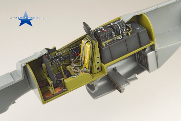 P-51D Mustang realistic metal finish model