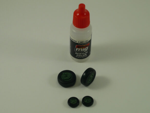 Sukhoi Su-33 scale model three tone blue camouflage painting