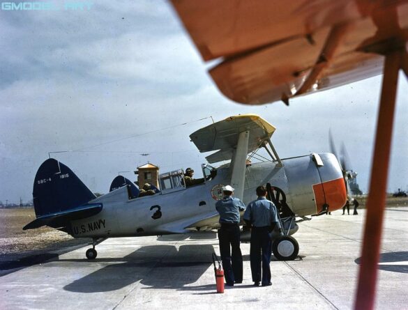 Grumman F3F yellow wings pre war US Navy