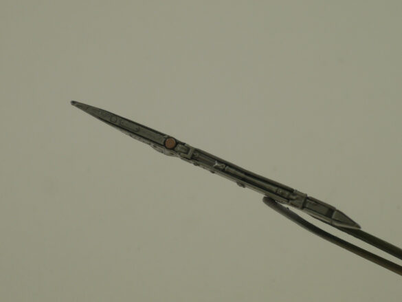 Sukhoi Su-33 scale model three tone blue camouflage painting