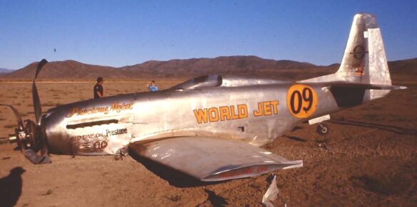 P-51XR Precious Metal Griffon Powered Mustang Reno Racer P-51XR Precious Metal racing Mustang with Rolls-Royce Griffon engine and contra-rotating propellers at Reno Air Races