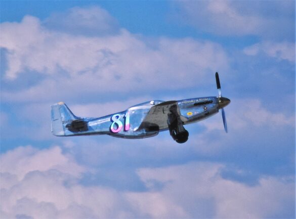 P-51XR Precious Metal Griffon Powered Mustang Reno Racer P-51XR Precious Metal racing Mustang with Rolls-Royce Griffon engine and contra-rotating propellers at Reno Air Races
