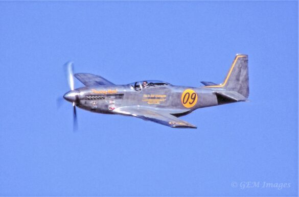 P-51XR Precious Metal Griffon Powered Mustang Reno Racer P-51XR Precious Metal racing Mustang with Rolls-Royce Griffon engine and contra-rotating propellers at Reno Air Races