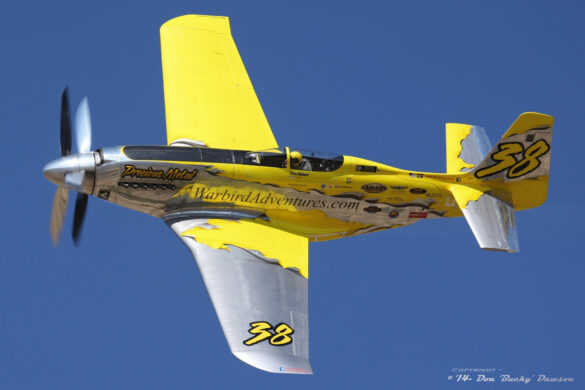 P-51XR Precious Metal Griffon Powered Mustang Reno Racer P-51XR Precious Metal racing Mustang with Rolls-Royce Griffon engine and contra-rotating propellers at Reno Air Races