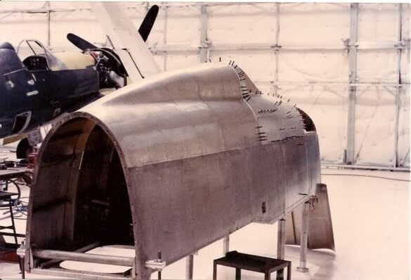 P-51XR Precious Metal Griffon Powered Mustang Reno Racer P-51XR Precious Metal racing Mustang with Rolls-Royce Griffon engine and contra-rotating propellers at Reno Air Races