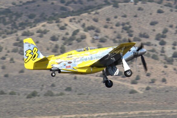 P-51XR Precious Metal Griffon Powered Mustang Reno Racer P-51XR Precious Metal racing Mustang with Rolls-Royce Griffon engine and contra-rotating propellers at Reno Air Races