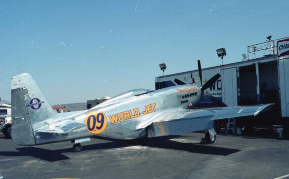 P-51XR Precious Metal Griffon Powered Mustang Reno Racer P-51XR Precious Metal racing Mustang with Rolls-Royce Griffon engine and contra-rotating propellers at Reno Air Races