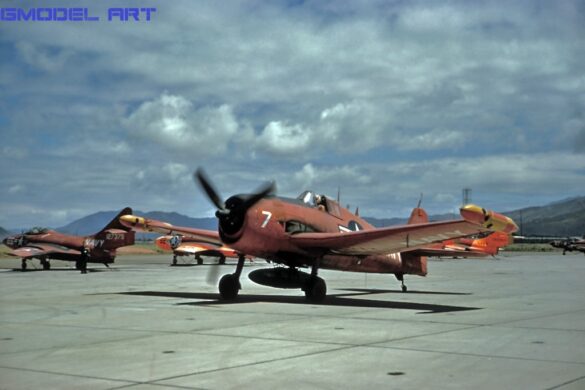 F6F-5K Hellcat drone US Navy post war unmanned aircraft target drone high visibility paint scheme