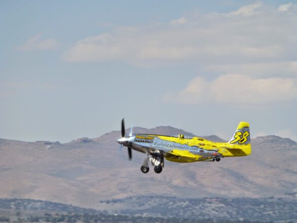 P-51XR Precious Metal Griffon Powered Mustang Reno Racer P-51XR Precious Metal racing Mustang with Rolls-Royce Griffon engine and contra-rotating propellers at Reno Air Races