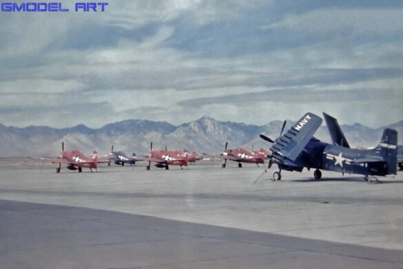 F6F-5K Hellcat drone US Navy post war unmanned aircraft target drone high visibility paint scheme