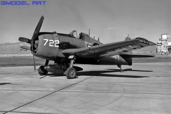 F6F-5K Hellcat drone US Navy post war unmanned aircraft target drone high visibility paint scheme