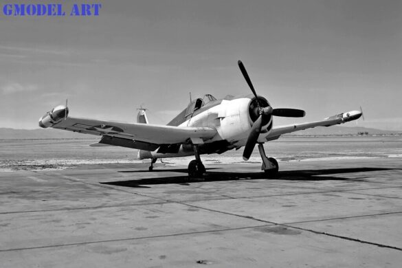 F6F-5K Hellcat drone US Navy post war unmanned aircraft target drone high visibility paint scheme