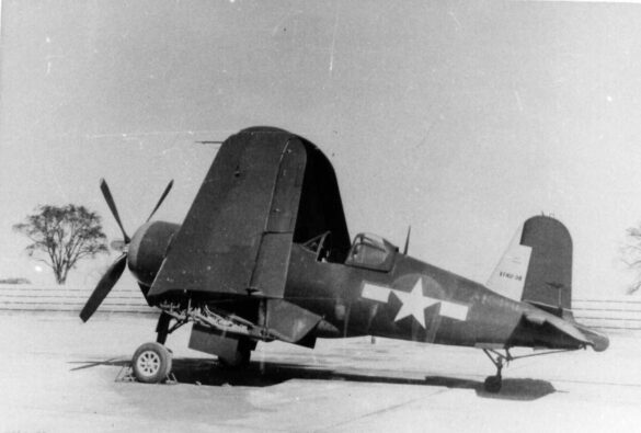 XF4U-3B Corsair prototype BuNo 49664 high altitude turbocharged fighter 1/48 scale model