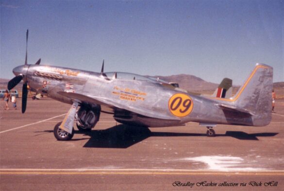 P-51XR Precious Metal Griffon Powered Mustang Reno Racer P-51XR Precious Metal racing Mustang with Rolls-Royce Griffon engine and contra-rotating propellers at Reno Air Races