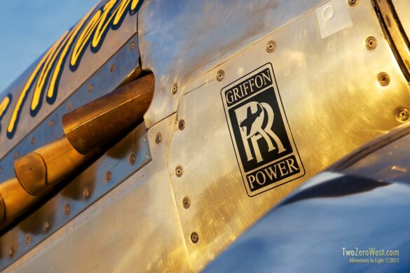 P-51XR Precious Metal Griffon Powered Mustang Reno Racer P-51XR Precious Metal racing Mustang with Rolls-Royce Griffon engine and contra-rotating propellers at Reno Air Races