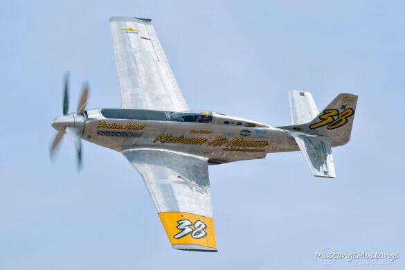 P-51XR Precious Metal Griffon Powered Mustang Reno Racer P-51XR Precious Metal racing Mustang with Rolls-Royce Griffon engine and contra-rotating propellers at Reno Air Races
