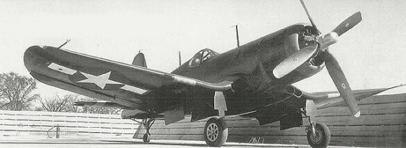 XF4U-3B Corsair prototype BuNo 49664 high altitude turbocharged fighter 1/48 scale model