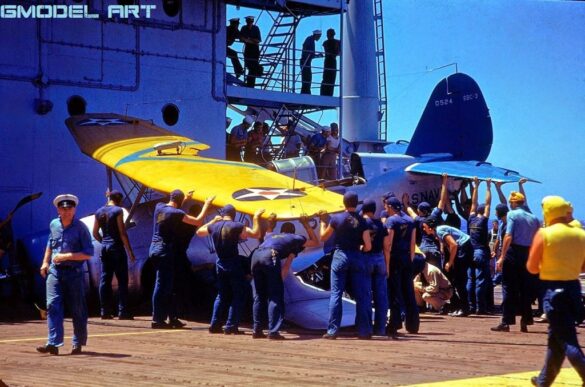 US Navy aircraft yellow wings scheme 1940 FS 13538