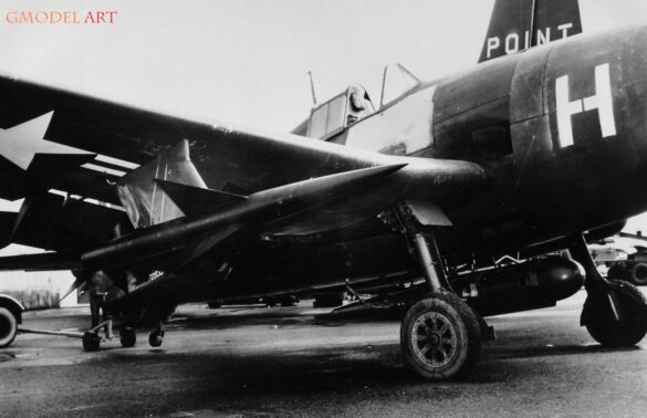 F6F-5K Hellcat drone destroyed during AIM-9 Sidewinder or AIM-7 Sparrow missile testing