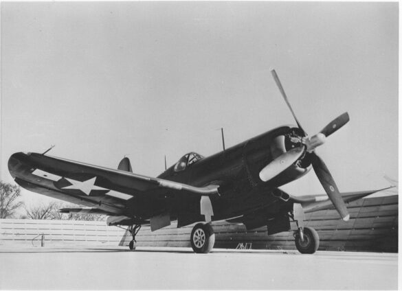 XF4U-3B Corsair prototype BuNo 49664 high altitude turbocharged fighter 1/48 scale model