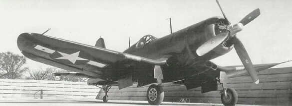 XF4U-3B Corsair prototype BuNo 49664 high altitude turbocharged fighter 1/48 scale model