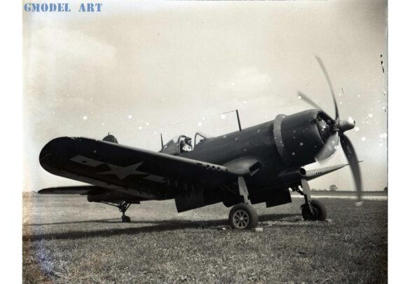 XF4U-3B Corsair prototype BuNo 49664 high altitude turbocharged fighter 1/48 scale model