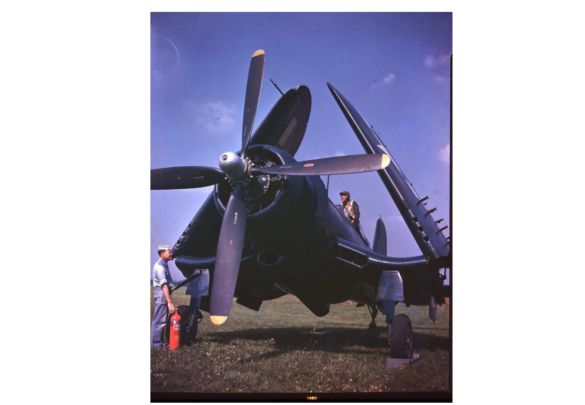 XF4U-3B Corsair prototype BuNo 49664 high altitude turbocharged fighter 1/48 scale model