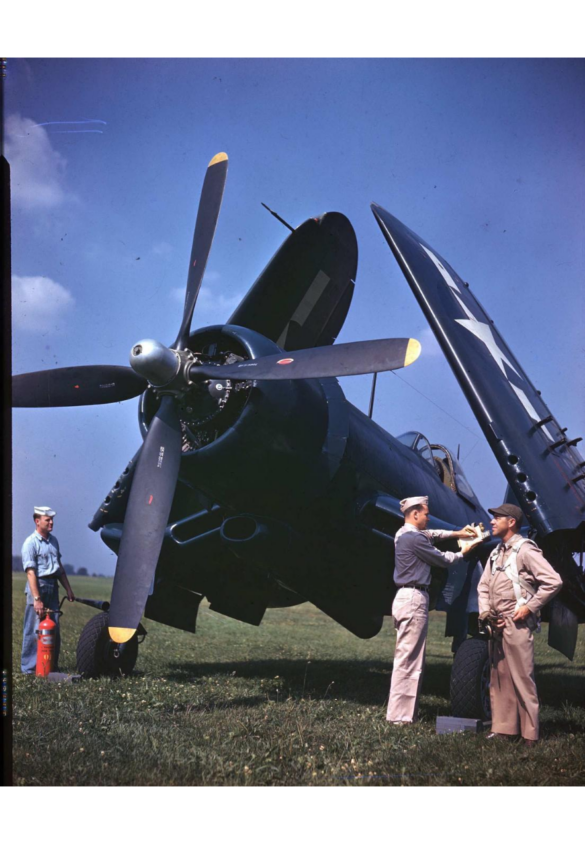 XF4U-3B Corsair prototype BuNo 49664 high altitude turbocharged fighter 1/48 scale model