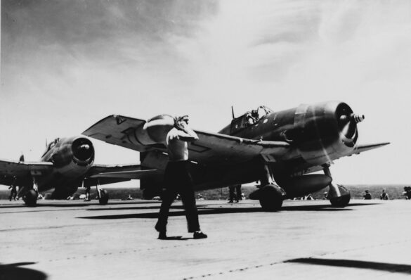 F6F-3N Hellcat tri-color camouflage Pacific theater