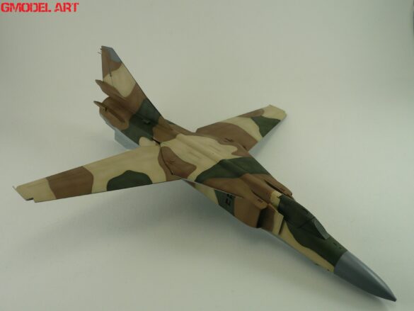 MiG-23ML Red 26 Scale Model Build Guide – Painting, Weathering and Camouflage Techniques Completed MiG-23ML Red 26 scale aircraft model display