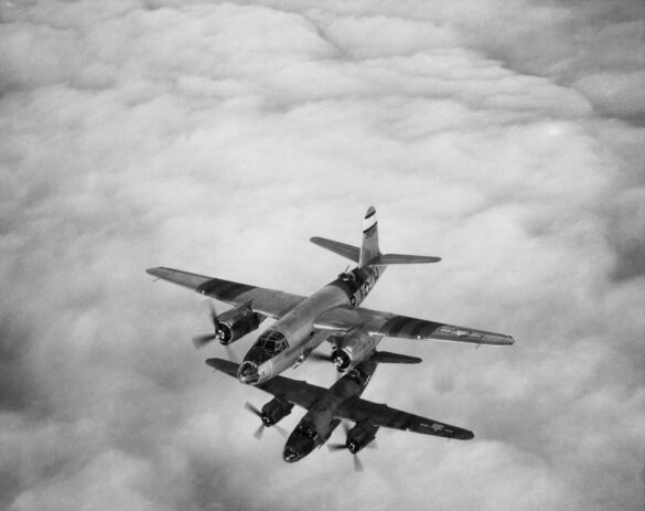 B-26 Marauder scale model weathering exhaust stains olive drab detailed build WWII bomber